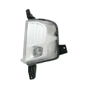 Fog Light Front Lamp For 19-24 Ford Edge Left Side Chrome Housing Projector-CAPA