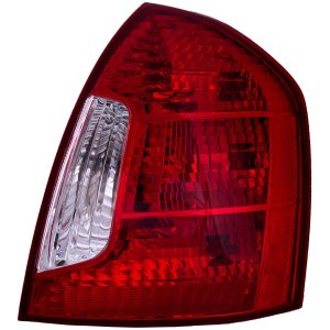 Tail Light Brake Lamp For 06-11 Hyundai Accent Right Side Chrome Housing Plastic