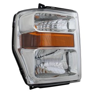 Headlight For 2008-2010 Ford F-250 SD XLT Passenger Side Halogen With Bulb- CAPA