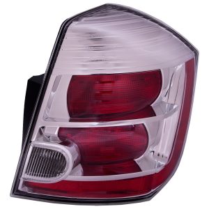 Tail Light Brake Lamp For 2010-2012 Nissan Sentra Passenger Side Chrome Housing