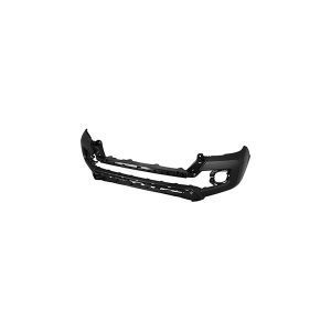 Front Bumper Cover For 16-22 Toyota Tacoma Textured Black w/o Wheel Flares Slots
