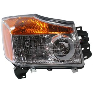 For TITAN 08-15 HEAD LAMP RH, Assembly, Halogen - CAPA