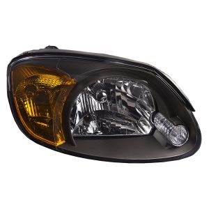 Headlight For 2003-2006 Hyundai Accent Passenger Side Gray Housing Clear Lens