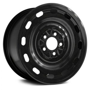 Wheel For 2004-2011 Ford Crown Victoria 16x7 Steel 12 Slot Black Offset 54mm