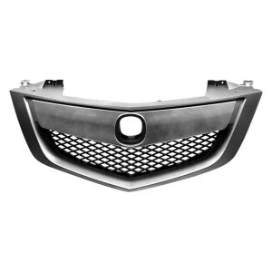 New Grille For 10-13 Acura MDX technology package Silver Shell Insert upper bar