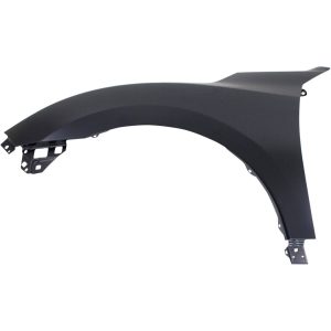 Fender For 2017-2021 Honda Civic Front Driver Side Black Steel W/o Molding Holes