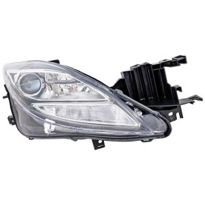 Headlight For 2009-2010 Mazda 6 Passenger Side Chrome Housing Clear Lens HID