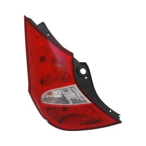 Tail Light Brake Lamp For 12-17 Hyundai Accent Driver Side Chrome Housing - CAPA