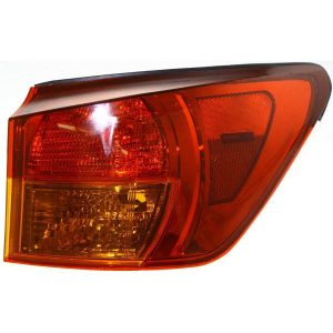 Tail Light Brake Lamp For 2006-2008 Lexus IS350 Outer Right Side Red Amber Lens