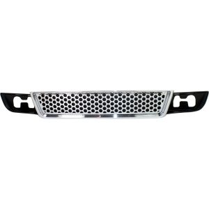 New Grille For 2007-14 GMC Yukon XL 1500 Denali Front Black Shell Chrome Insert