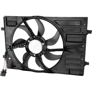 Radiator Fan For 2015-2016 Audi A3 1.8L 4 Cyl Shroud Single Fan 7 Blades Sedan