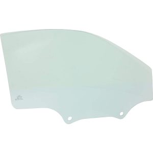 Front Door Glass For 08-15 Smart Fortwo Passenger Side Green Tint Without Clips