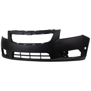 Front Bumper Cover For 2011-2014 Chevy Cruze Fog Light Holes w/o RS Package-CAPA