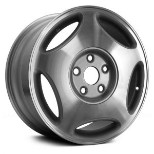 Wheel For 1998-2000 Lexus LS 16x7 Alloy 5 Slot Silver Machined Face 5-114.3mm