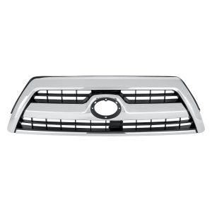 New Grille for 06-09 Toyota 4Runner Chrome Shell Primed Insert emblem provision