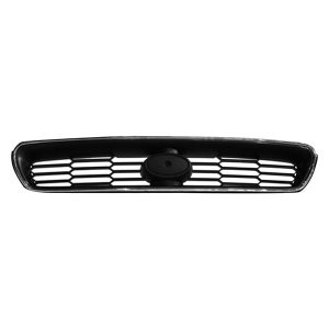 New Grille For 2003-04 Subaru Legacy Sedan L SE Chrome Shell Silver Black Insert