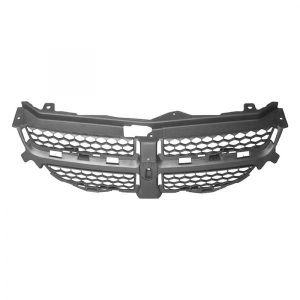 New Grille For 2003-2005 Dodge Neon Textured Black Shell and Insert Plastic