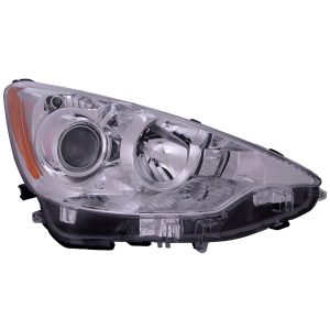 Headlight For 2012-14 Toyota Prius C Right Side Headlight Chrome Housing Halogen