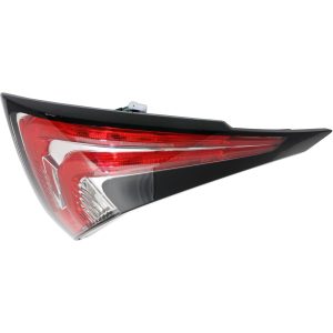 Tail Light Brake Lamp For 2015-19 Nissan Murano Right Side Inner Chrome Housing