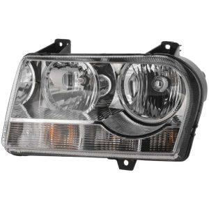 Headlight For 2005-2007 Chrysler 300 Left Driver Side Halogen Clear Lens - CAPA