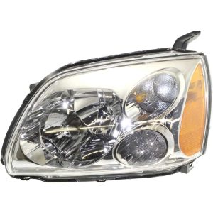 Headlight For 2005-2008 Mitsubishi Galant Left Side Chrome Housing Clear - CAPA