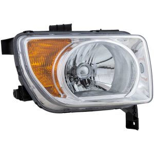 Headlight For 2003-2006 Honda Element Passenger Side Chrome Housing Clear - CAPA