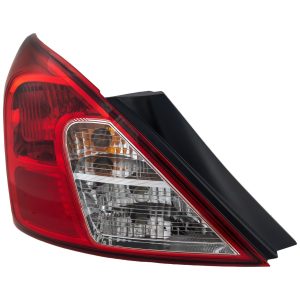 Tail Light Brake Lamp For 2012-2019 Nissan Versa Driver Side Red Clear Lens-CAPA