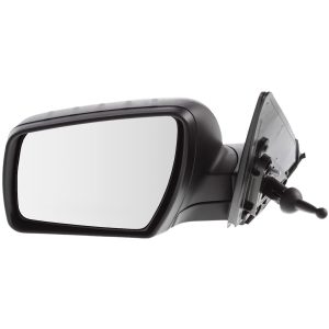 Mirror For 2010-2012 Kia Soul Left Driver Side Manual Non Heated Textured Black