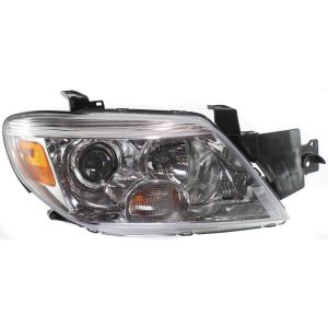 Headlight For 2005-06 Mitsubishi Outlander Passenger Side Halogen Chrome Housing