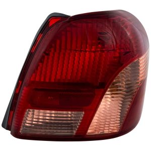 Tail Light Brake Lamp For 2000-02 Toyota Echo Right Side Chrome Housing Plastic
