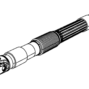 New 1 Piece Rear Driveshaft For 2007-2011 Dodge Nitro, 4x4, 4.0L, Steel