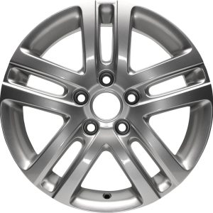 Wheel For 05-14 Volkswagen Jetta 16x6.5 Alloy 10 Spoke 5-112mm Silver Offset 50