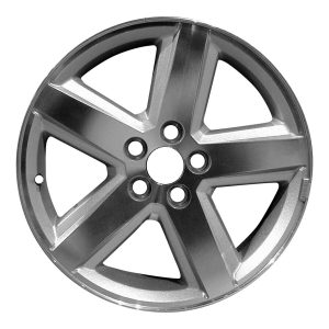 Wheel For 2008-2010 Dodge Avenger 18x7 Alloy 5 Spoke 5-114.3mm Machined Silver