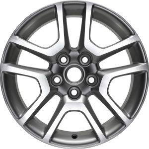 Wheel For 2013-2014 Chevrolet Malibu 17x8 Alloy 5-120mm Machined Face Silver