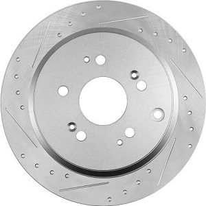 Rear Brake Rotor For 2005-10 Honda Odyssey Non Directional 5 Mounting Bolt Hole