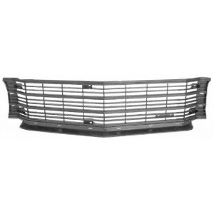 Grille For 1972 Chevrolet Chevelle Base Without Moldings Bar Style Black Plastic