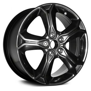 Wheel For 2018-2020 Dodge Journey 19x7 Alloy 5 Spoke 5-127mm Black 40mm Offset