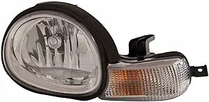 For 03-05 DG NEON HEADLAMP ASSY W/BLACK BEZEL RH