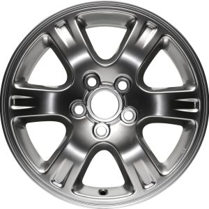 Wheel For 2001-2007 Toyota Highlander 16x6.5 Alloy 6 Spoke Medium Hyper Silver