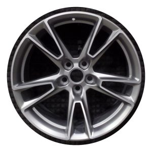 Wheel For 2019-2023 Chevrolet Camaro 20x8.5 Alloy 5 Double Spoke Silver Metallic