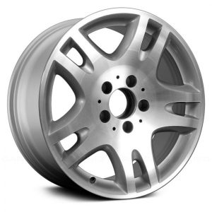 Wheel For 2003-2007 Mercedes E320 16x8 Alloy Double 5 Spoke 5-112 Machine Silver