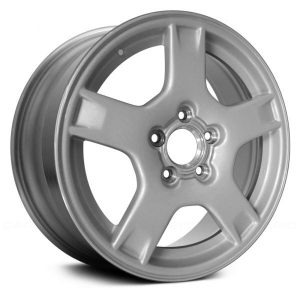 Wheel For 1997-1999 Chevy Corvette 18x9.5 Alloy 5 Spoke 5-120mm Painted Silver