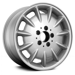 Wheel For 00-03 Mercedes E320 16x7.5 Alloy 11 Spoke 5-112 Bright Sparkle Silver