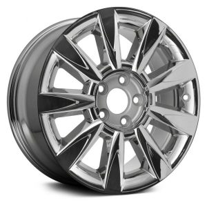 Wheel For 2010-2011 Lincoln MKZ 17x7.5 Alloy 9 Spoke 5-114.3mm Cladded Chrome