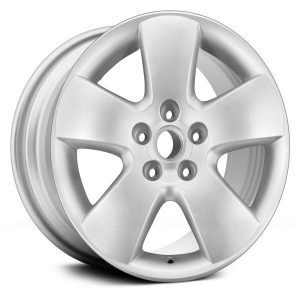 Wheel For 03-10 Volkswagen Jetta 15x6 Alloy 5 Spoke Silver Bolt Pattern 5-100mm