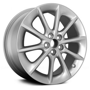 Wheel For 11-13 Lexus CT200H 17x7 Alloy 10 Spiral Spoke 5-100mm Silver Offset 45