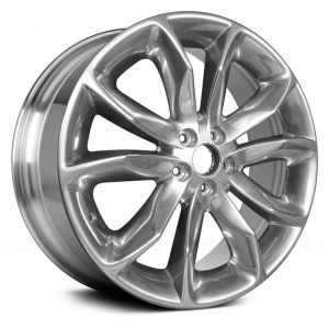 Wheel For 2011-2015 Ford Explorer 20x8.5 Alloy 5 Double Spoke 5-114.3mm Polished