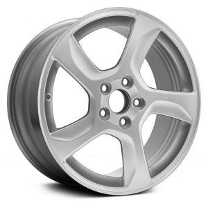 Wheel For 11-13 Volvo S60 17x7 Alloy 5 Turbine Spoke Silver Bolt Pattern 5-108mm