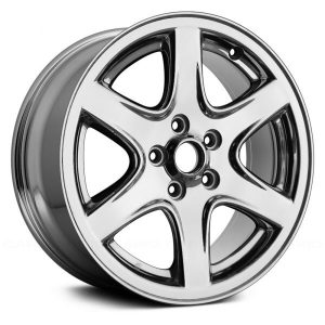 Wheel For 03-04 Jeep Liberty 17x7 Alloy 6 I Spoke 5-114.3mm Chrome Offset 41.3mm