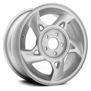 Wheel For 2002-05 Pontiac Grand Am 16x6.5 Alloy 5 Turbine Spoke 5-114.3mm Silver